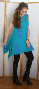 Silvi Tunic Teal Printed w/ Leggings