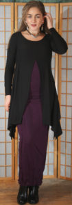 Lavinia Tunic w Long Plum Dress