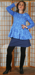 Winter Tunic Blue w Short NYC Blue Dress